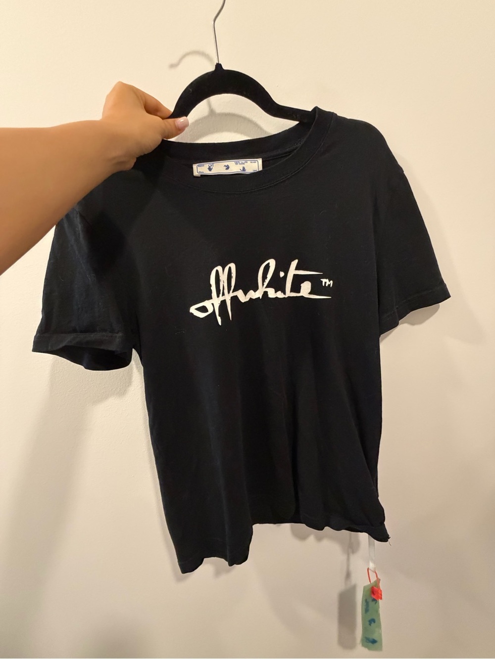 Off-White Black Logo Graphic Tee